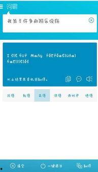 许多娱乐设施翻译